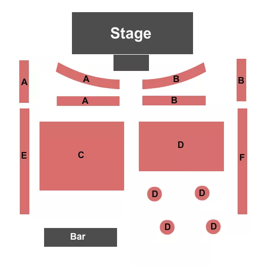 seating chart for Forte Jazz Lounge - Tables - eventticketscenter.com