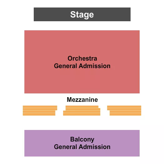 seating chart for Fox Theatre - Redwood City CA - Endstage GA - eventticketscenter.com