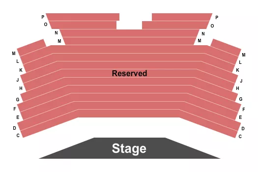 seating chart for Frank Center - Endstage - eventticketscenter.com