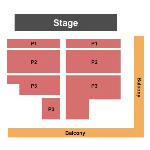 seating chart for Franklin Music Hall - GATier/GABalcony - eventticketscenter.com