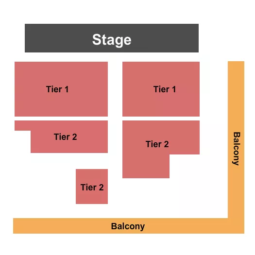 seating chart for Franklin Music Hall - GA Tiered - eventticketscenter.com