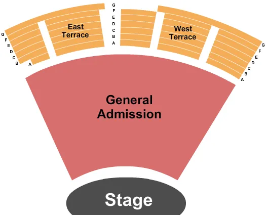 seating chart for Frederik Meijer Gardens - Endstage GA & RSV - eventticketscenter.com