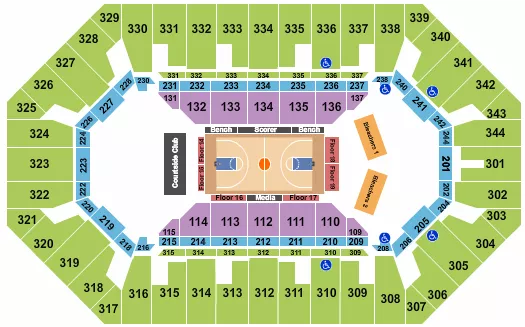 seating chart for Freedom Hall At Kentucky State Fair - Basketball 2 - eventticketscenter.com