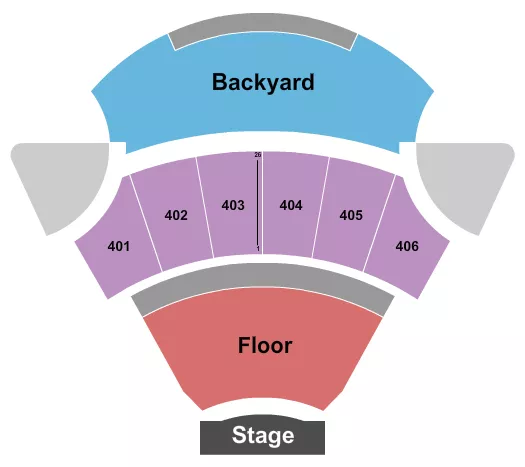 seating chart for Freedom Mobile Arch - Endstage GA - eventticketscenter.com
