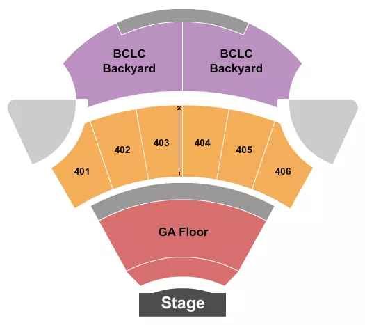 seating chart for Freedom Mobile Arch - Endstage GA Split Back - eventticketscenter.com