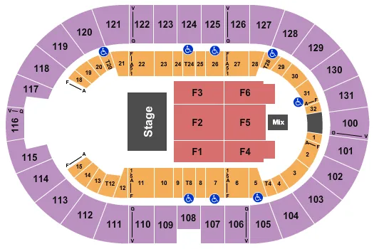 seating chart for Freeman Coliseum - Los Angeles Azules 2 - eventticketscenter.com