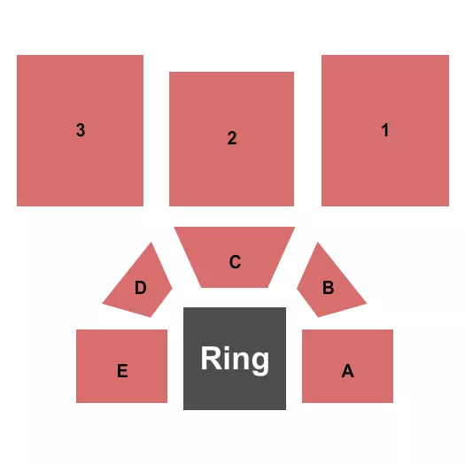 seating chart for Fremont Theater - CA - Wrestling - eventticketscenter.com