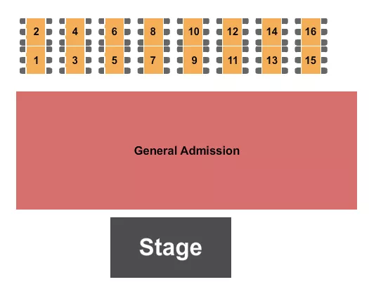 seating chart for Freyburg Hall - GA & Tables - eventticketscenter.com