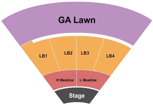 seating chart for Frost Amphitheater - Endstage - eventticketscenter.com