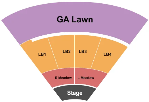 Frost Amphitheater Seating Chart