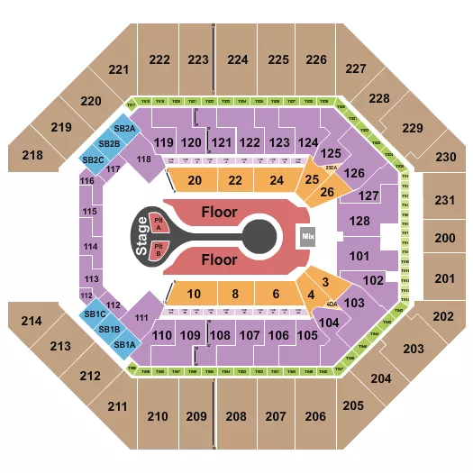 seating chart for Frost Bank Center - Benson Boone - eventticketscenter.com
