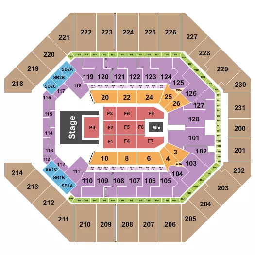seating chart for Frost Bank Center - Doja Cat - eventticketscenter.com