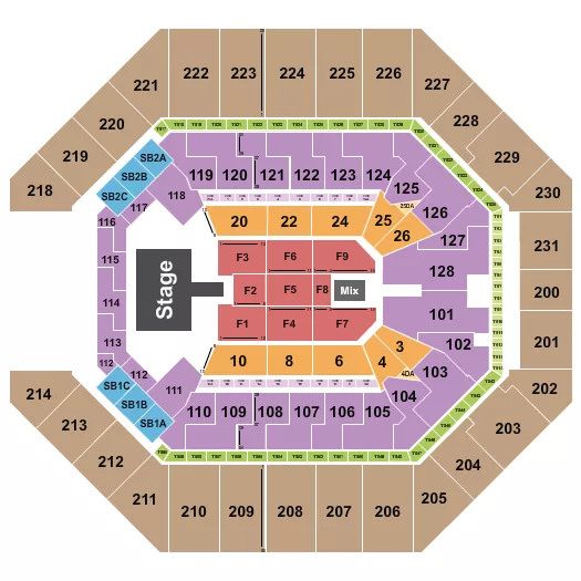 seating chart for Frost Bank Center - Don Omar - eventticketscenter.com