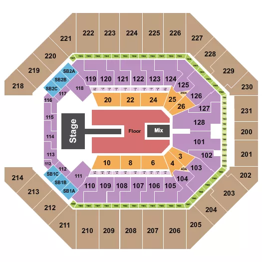 seating chart for Frost Bank Center - Future - eventticketscenter.com
