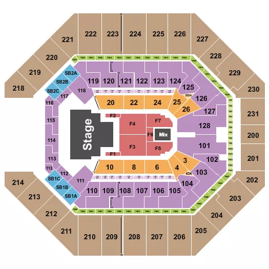 seating chart for Frost Bank Center - I-dle - eventticketscenter.com