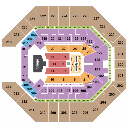 seating chart for Frost Bank Center - Justin Timberlake - eventticketscenter.com