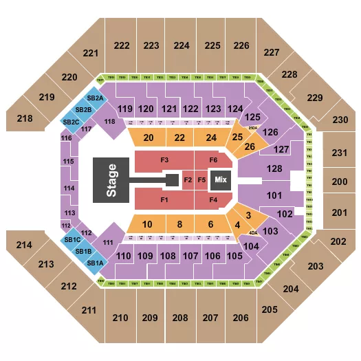 seating chart for Frost Bank Center - Nicki Minaj - eventticketscenter.com