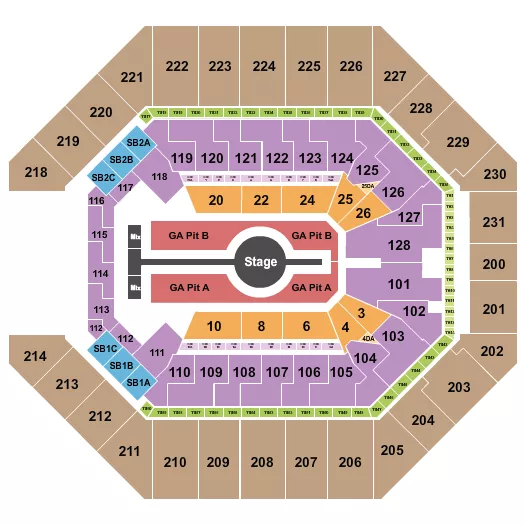 seating chart for Frost Bank Center - Rod Wave - eventticketscenter.com