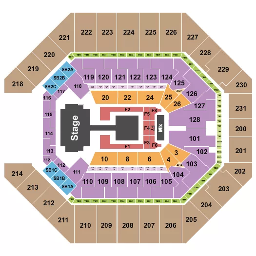 seating chart for Frost Bank Center - Seventeen - eventticketscenter.com