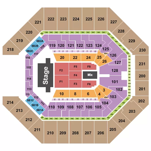 seating chart for Frost Bank Center - TSO - eventticketscenter.com