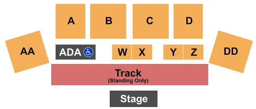 seating chart for Fulton County Fair - End Stage - eventticketscenter.com