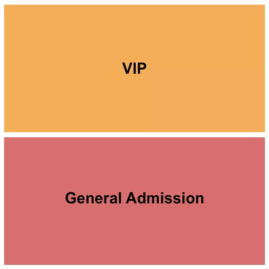 GA & VIP - Comedy Seating Map