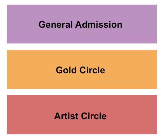 seating chart for Franklin Theater - IA - GA-Gold-Artist Circle - eventticketscenter.com
