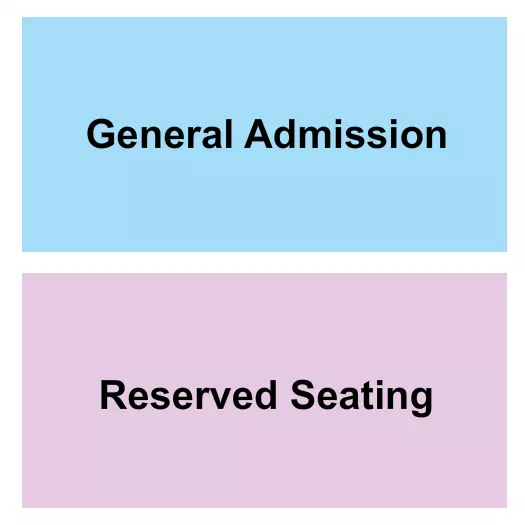 seating chart for The Comedy Club at Duckworth's - GA-RSV Seating - eventticketscenter.com