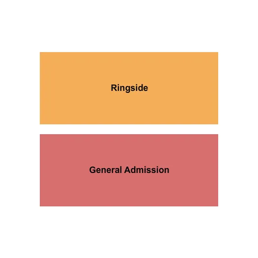 seating chart for Big Al's - GA & Ringside - eventticketscenter.com