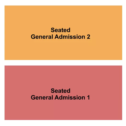 seating chart for Vivarium - Milwaukee - GA1 & GA2 - eventticketscenter.com