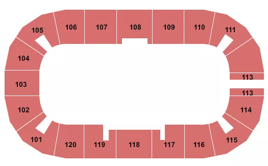 seating chart for GFL Memorial Gardens - Open Floor - eventticketscenter.com