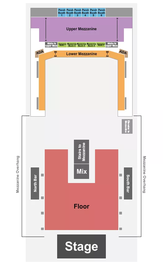 seating chart for GLC Live at 20 Monroe - Endstage GA Floor 2 - eventticketscenter.com
