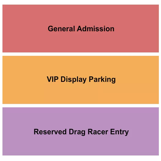 seating chart for Gainesville Raceway - Import Face-Off - eventticketscenter.com