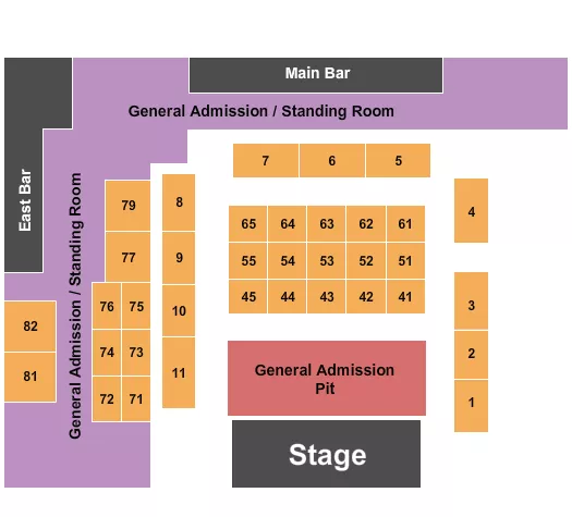 seating chart for Garcias Chicago - Endstage GA Pit - eventticketscenter.com