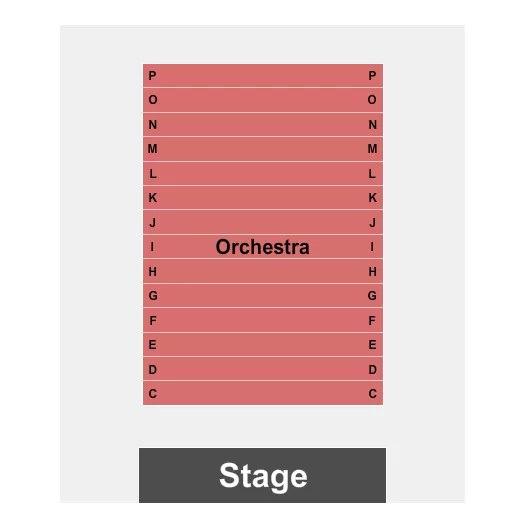 seating chart for Gargaro Theater at Pittsburgh Musical Theater - Endstage - eventticketscenter.com