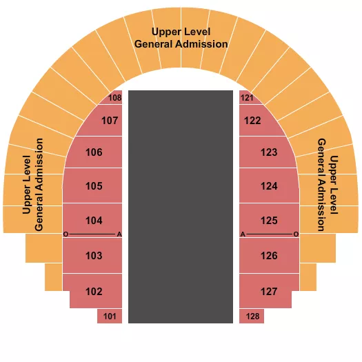 seating chart for Garth Arena - Rodeo - eventticketscenter.com