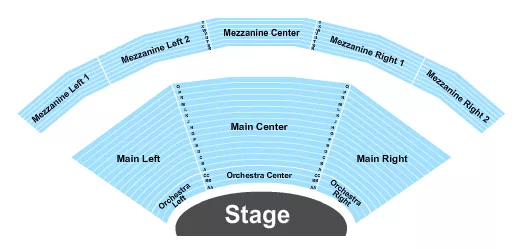 seating chart for Gas City Performing Arts Center - Endstage 2 - eventticketscenter.com