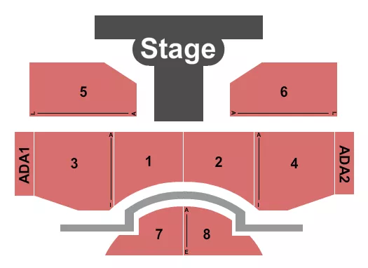 seating chart for Gaylord Palms Hotel & Convention Center - FL - Endstage - eventticketscenter.com