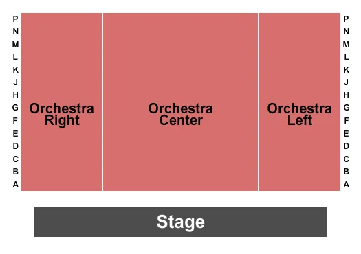 seating chart for GE Theatre at Proctors - Endstage - eventticketscenter.com