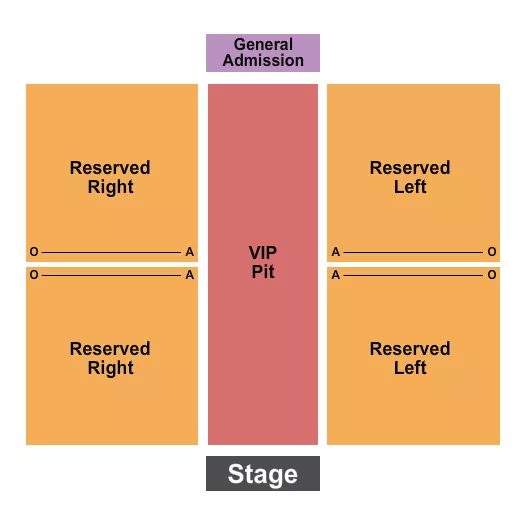 seating chart for Gem City - On the Riverfront - GA/VIP/Reserved - eventticketscenter.com