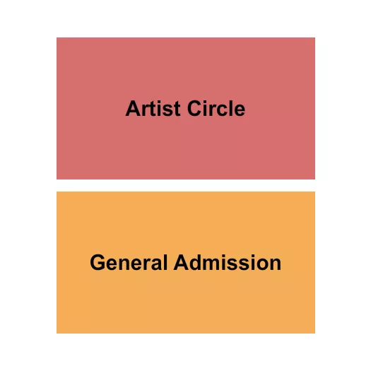 seating chart for Bethany Wesleyan Church - Artist Circle/GA - eventticketscenter.com