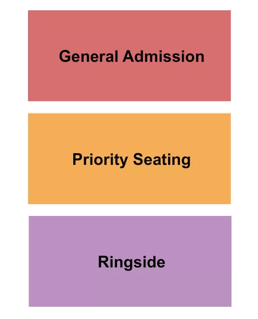 seating chart for South Bay Galleria - Circus Caballero - eventticketscenter.com