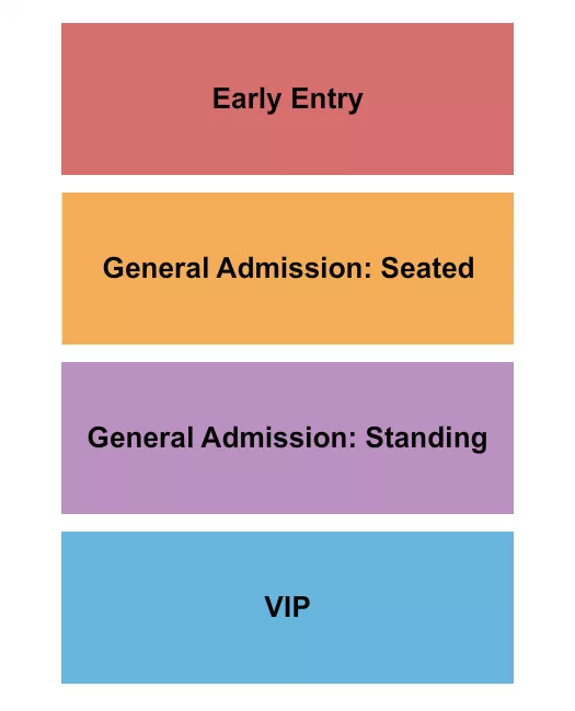 seating chart for Landmark Baptist Temple - Early/VIP/GA Seated/Standing - eventticketscenter.com