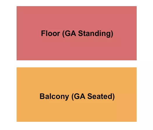 seating chart for Phoenix Concert Theatre - Floor/Balcony - eventticketscenter.com