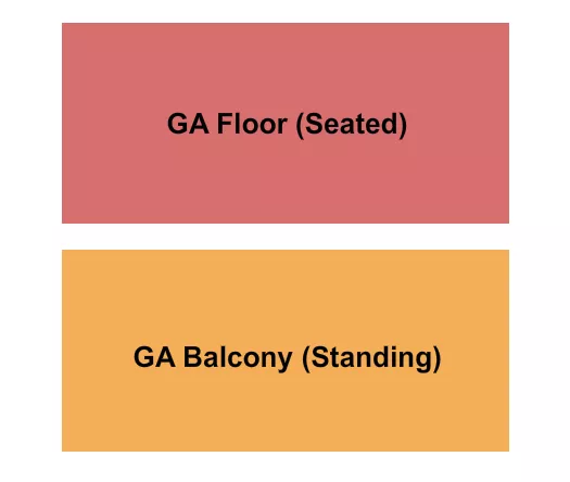 seating chart for Georgia Theatre - Floor/Balcony - eventticketscenter.com