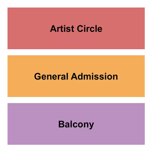 seating chart for Colonial Woods Missionary Church - GA/AC/Balcony - eventticketscenter.com