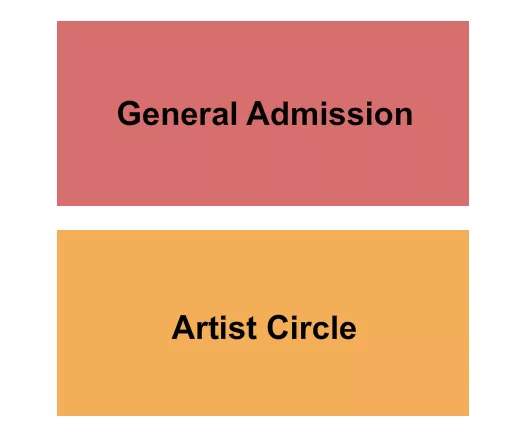 seating chart for Fellowship Church - Hudsonville - GA/Artist Circle - eventticketscenter.com