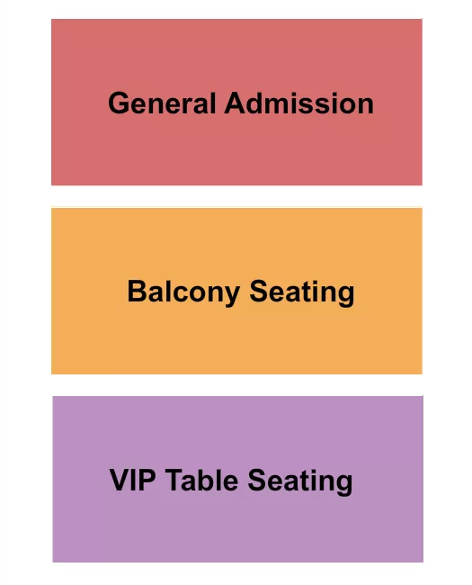seating chart for Old Barn Theatre - GA/Balc Seated/VIP Table - eventticketscenter.com