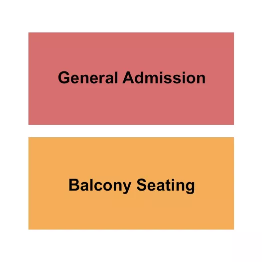 seating chart for The Great American Music Hall - GA/Balc - eventticketscenter.com