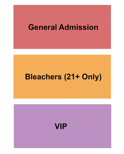 seating chart for The Crescent Ballroom - Phoenix - GA/Bleachers/VIP - eventticketscenter.com